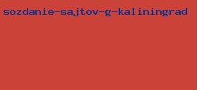 создание сайтов г калининград